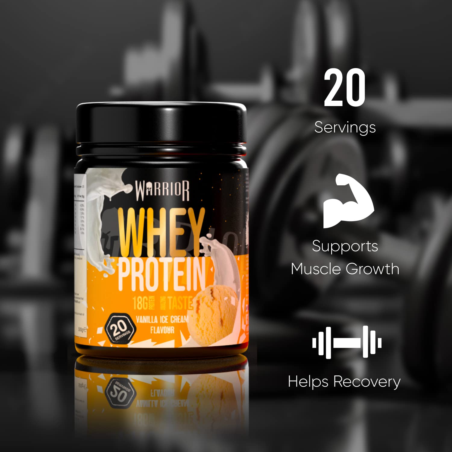 Warrior Whey Protein Powder – Up to 36g* of Protein Per Shake – Low Sugar, and Low Carbs Warrior buy supplements canada