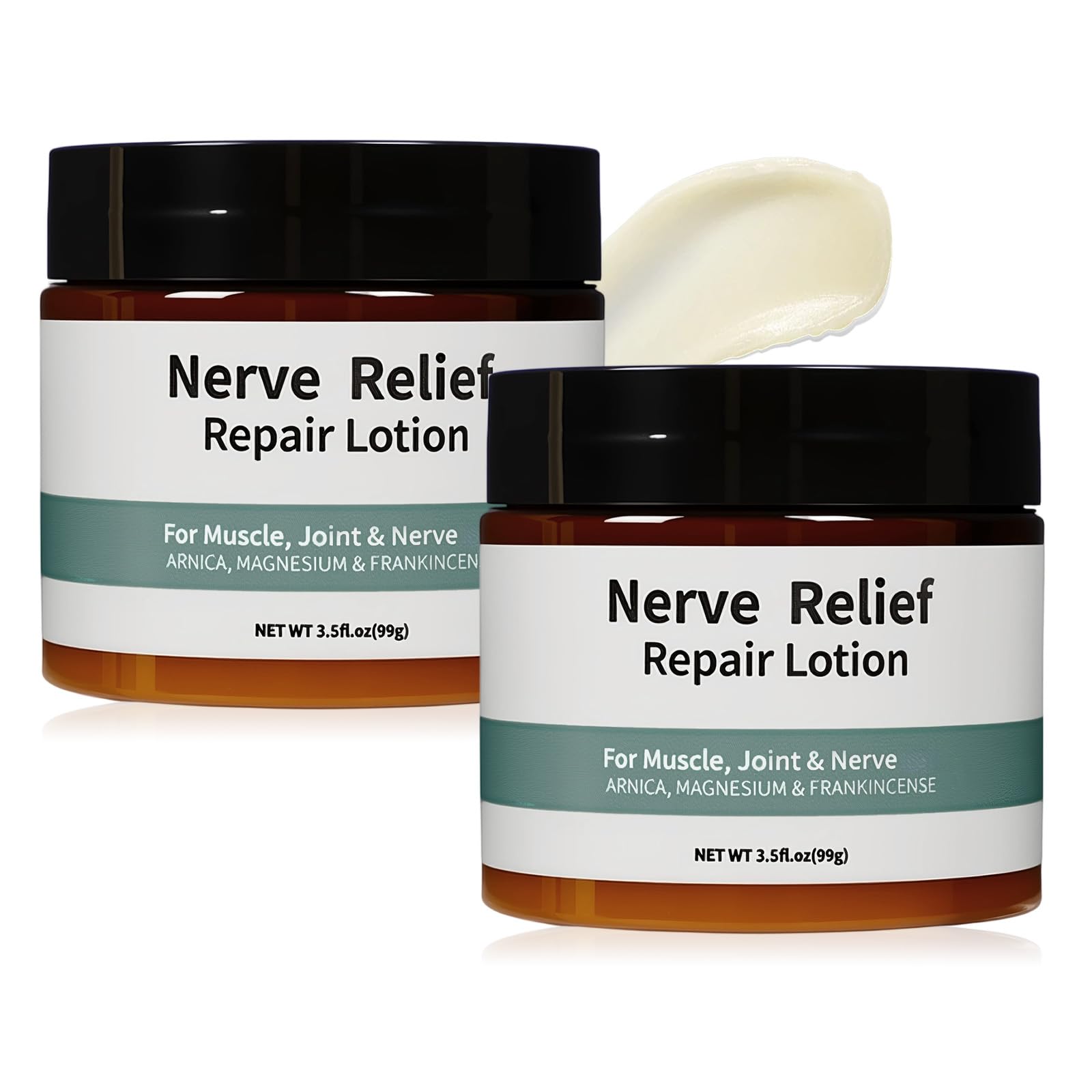 DESKPAL 2PCS Alcura Nerve Cream, Alcura Neuropathy Lotion with Arnica, Magnesium for Body, Joint, Knee, Lumbar, Neck, Hand and Feet DESKPAL buy supplements canada