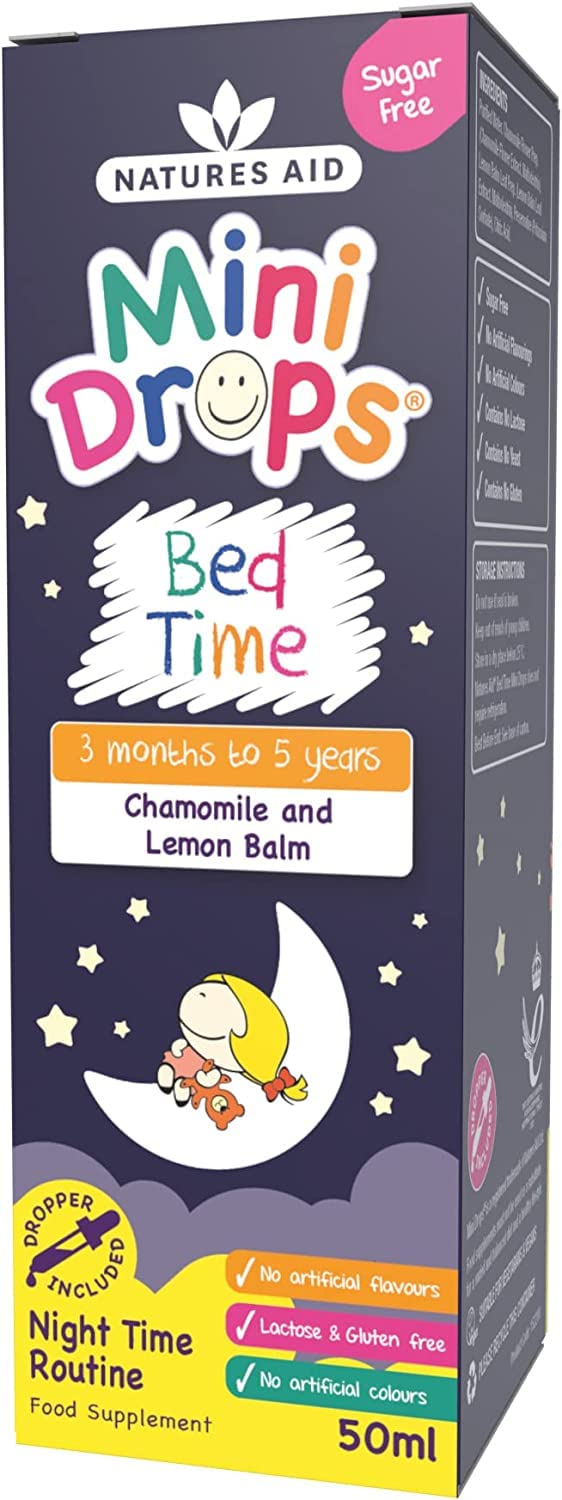 Natures Aid Bed Time Mini Drops for Children 3 Months - 5 Years, 50ml natures aid buy supplements canada