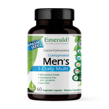 EMERALD LABS Men's 1 Daily Multi - Additive-Free Men's Multivitamin - Includes Lycopene, Zinc, Vitamin D3, & More EMERALD LABS buy supplements canada