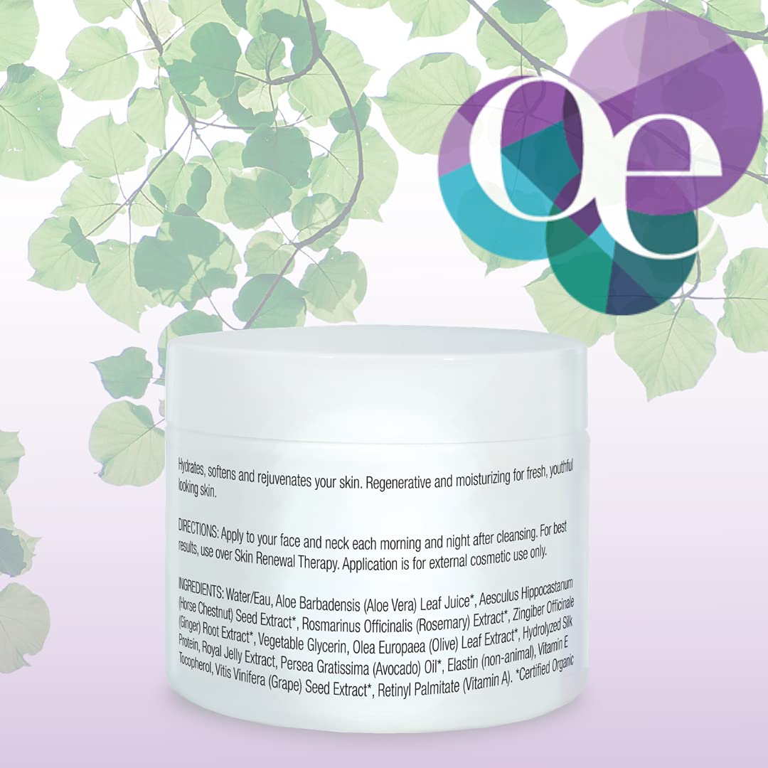 Organic Excellence Organic Moisturizer Face Cream, All Natural Face Moisturizer with Silk Protein to Hydrate, Nourish Protect Skin and Promote Collagen Production Non-Toxic & Fragrance-Free 2 oz Organic Excellence buy supplements canada