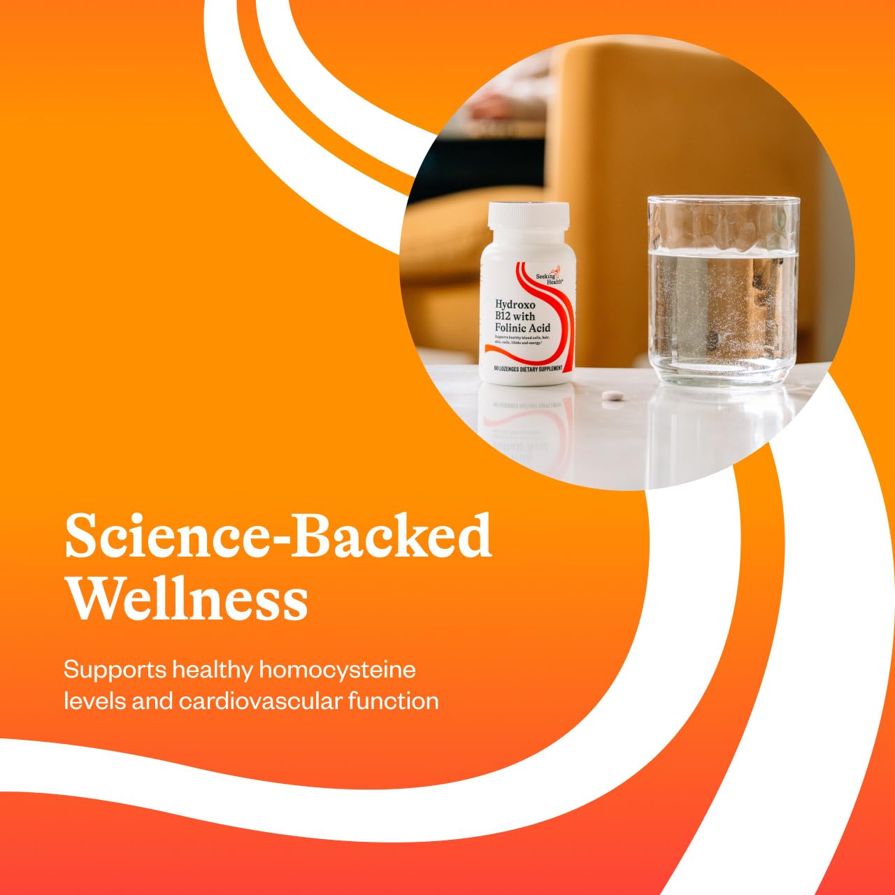 Seeking Health Hydroxo B12 with Folinic Acid - Supplement with Non-Methylated Form of Folate - Vitamin B12 Complex Seeking Health buy supplements canada