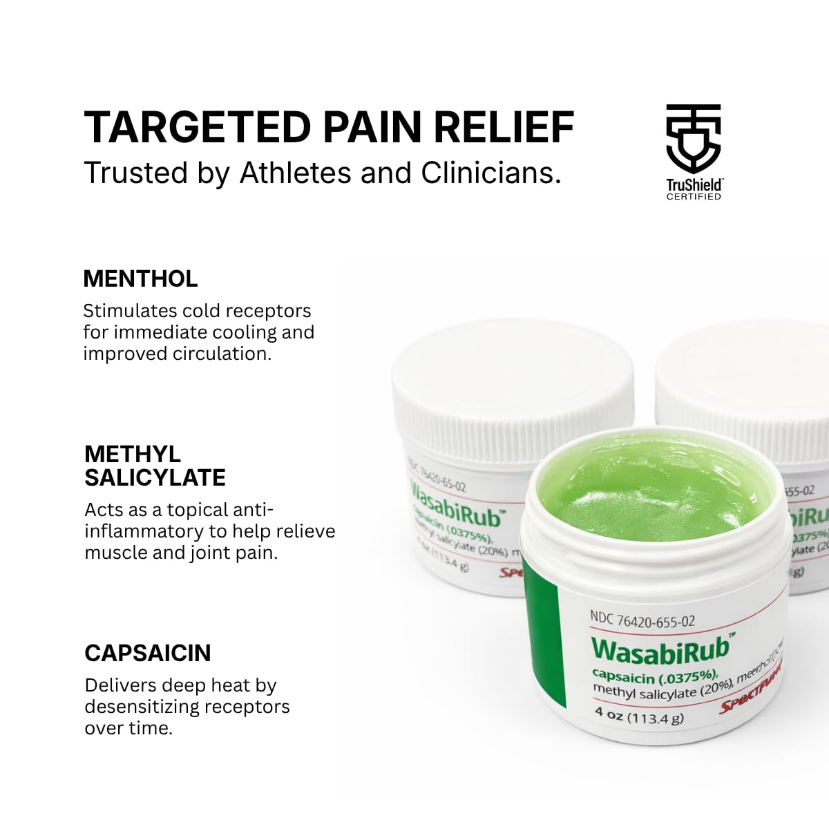 WasabiRub Sports Topical Pain Relief Gel - Joint & Muscle Care - Lightweight Fast-Absorbing Gel for Everyday Movement SportPharm buy supplements canada