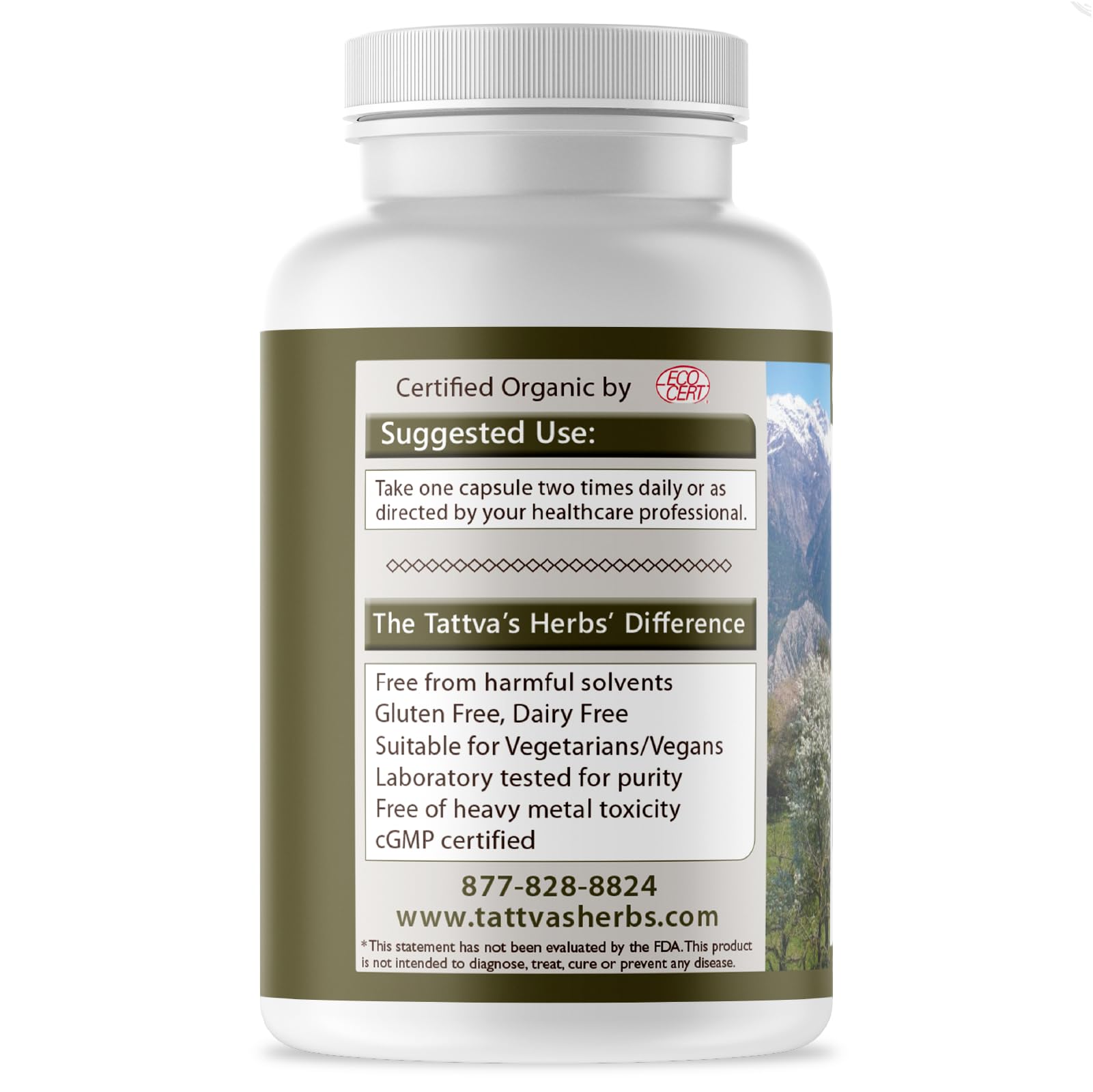 Tattva's Herbs Cardiopure Herbal Ayurvedic Supplement Vegetarian Capsules, Ashwagandha, Rauwolfia, & Arjuna Full Spectrum Co2 Extracts, Veggie Capsules, 240 Count, 25 Years of Premium Service Tattva's Herbs buy supplements canada