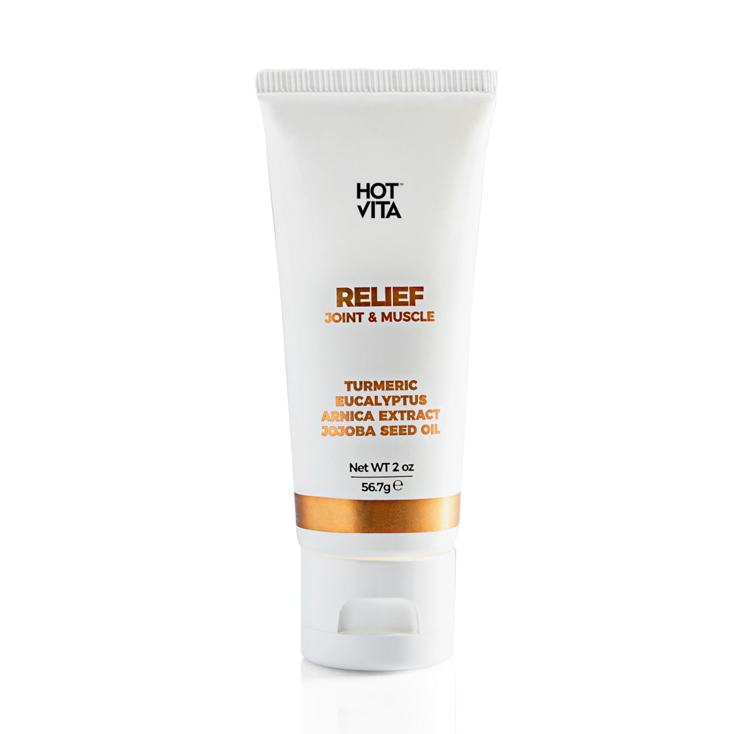 Hot Vita Relief Gel - Plant-Based Cooling Gel with Arnica, Turmeric & Eucalyptus - Soothing Formula for Muscle Fatigue, Tired Legs Hot Vita buy supplements canada