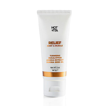 Hot Vita Relief Gel - Plant-Based Cooling Gel with Arnica, Turmeric & Eucalyptus - Soothing Formula for Muscle Fatigue, Tired Legs Hot Vita buy supplements canada