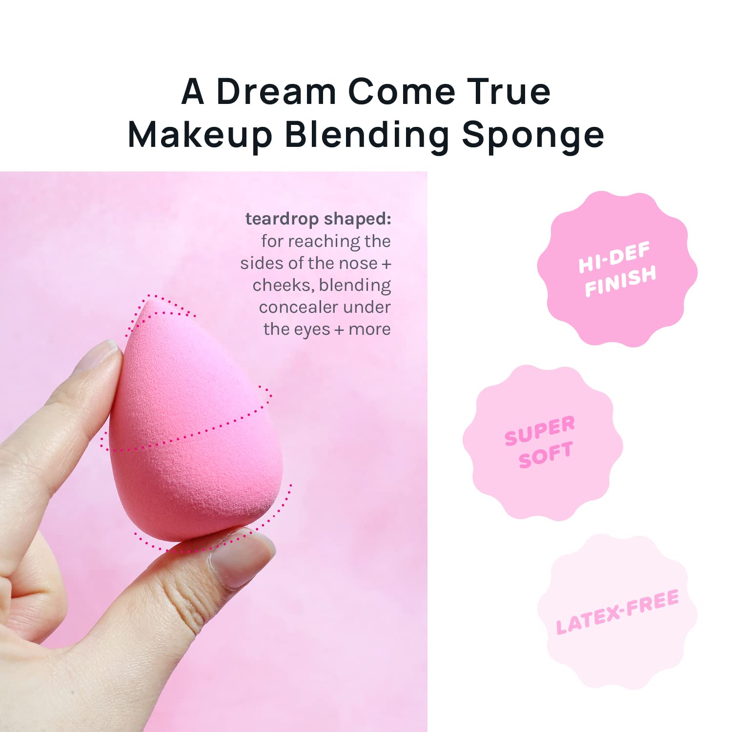 AOA Studio Collection makeup Sponge Set Latex Free and High-definition Set of 6 makeup Wonder blender For Powder Cream and Liquid, Super Soft Wonder Beauty Cosmetic AOA STUDIO buy supplements canada