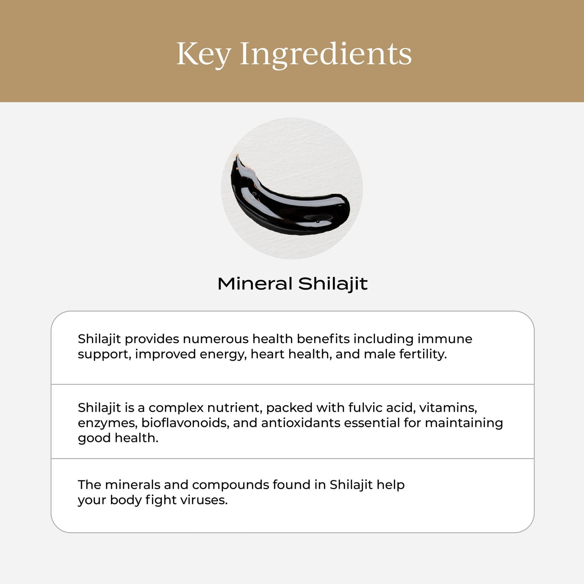 CYMBIOTIKA Pure Himalayan Shilajit Resin 500mg - 84+ Trace Minerals, High Potency with Elemental Gold & Fulvic Acid - for Energy, Focus, Immune & Digestive Support - Authentic Shilajit Resin CYMBIOTIKA buy supplements canada