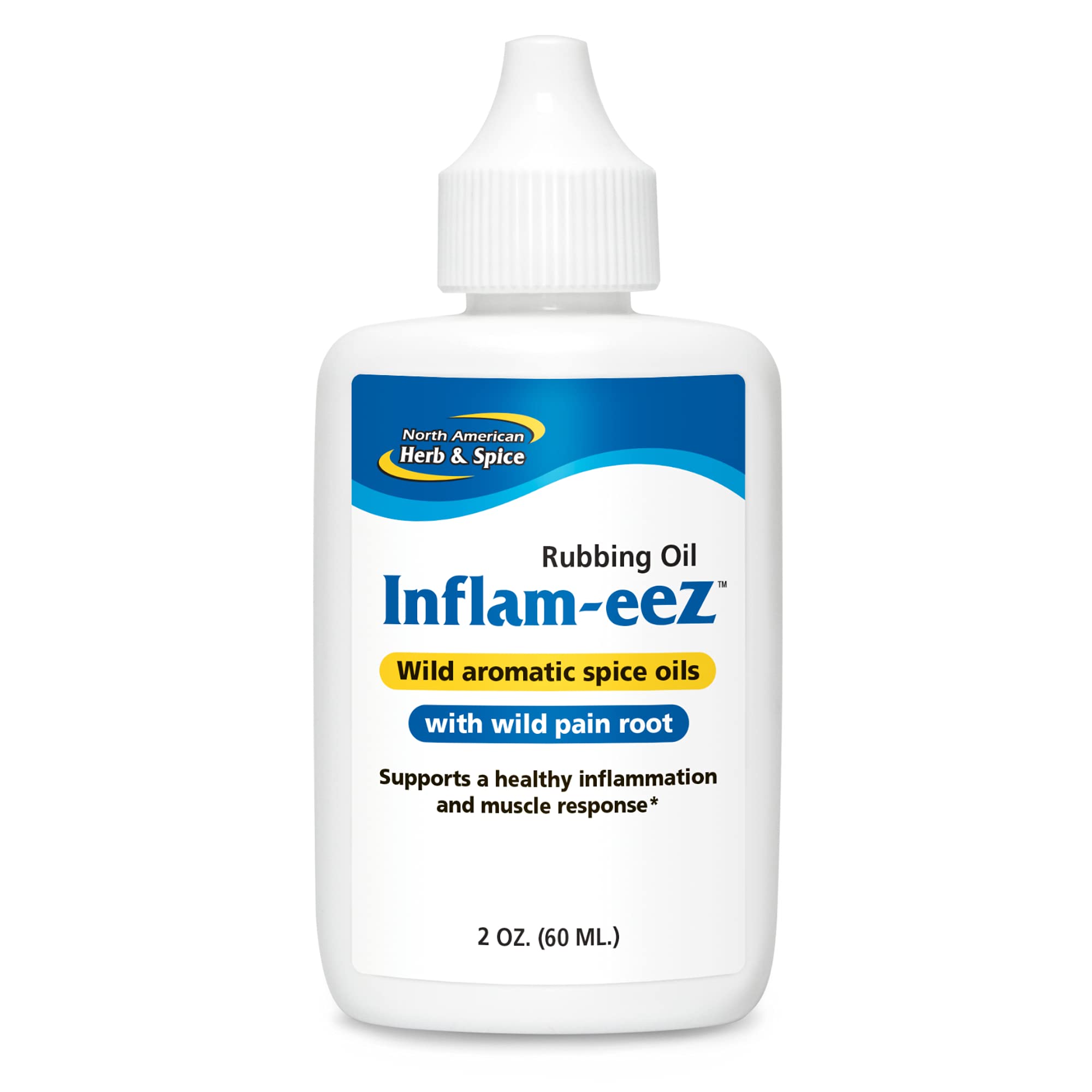 NORTH AMERICAN HERB & SPICE Inflam-eeZ - 90 Capsules - Aromatic Spice Oils with Wild Pain Root - Supports a Healthy Muscle Response - Non-GMO - 45 Servings NORTH AMERICAN HERB & SPICE buy supplements canada