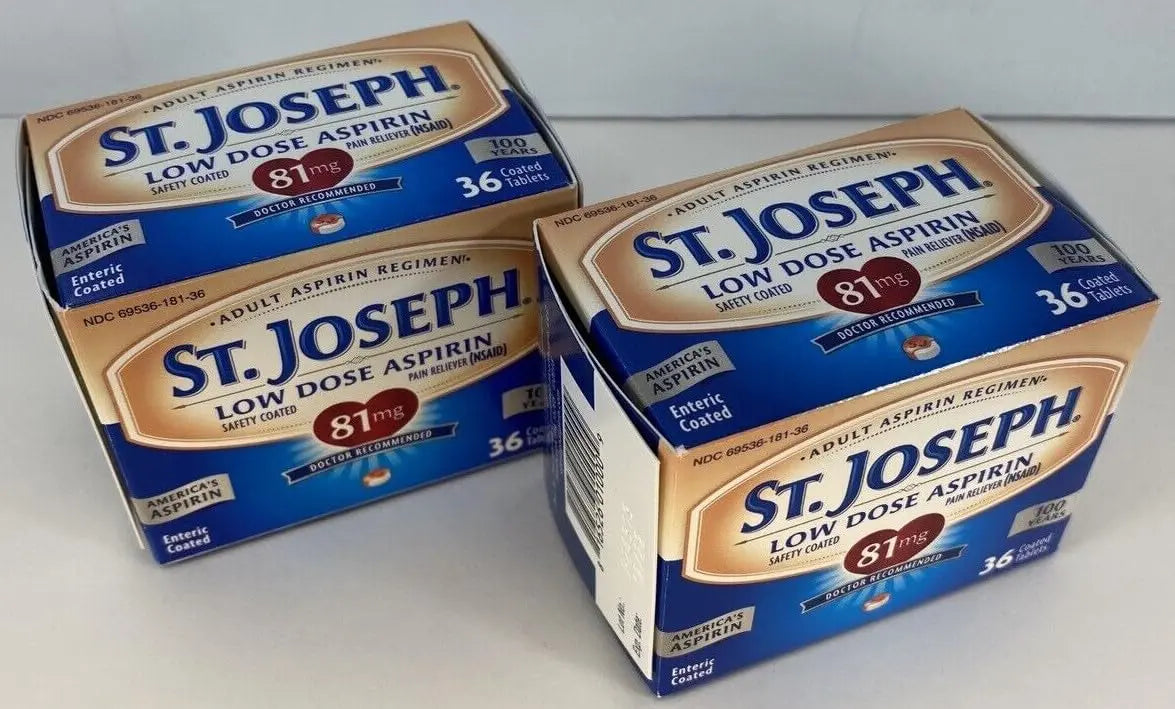 St. Joseph Pain Reliever, 81 mg, Enteric Coated Tablets, 36 ct. St. Joseph buy supplements canada