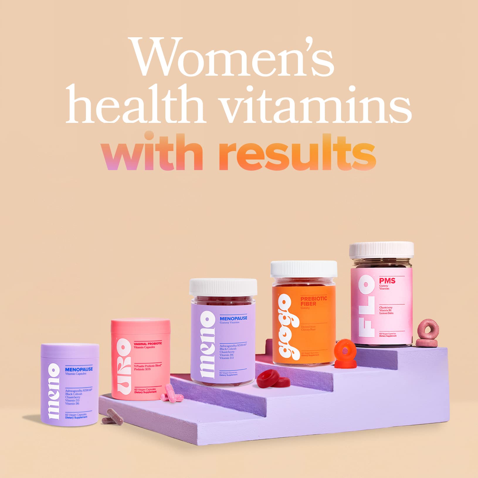 MENO Vitamins for Menopause, 30 Servings (Pack of 3) - Hormone-Free Menopause O Positiv buy supplements canada