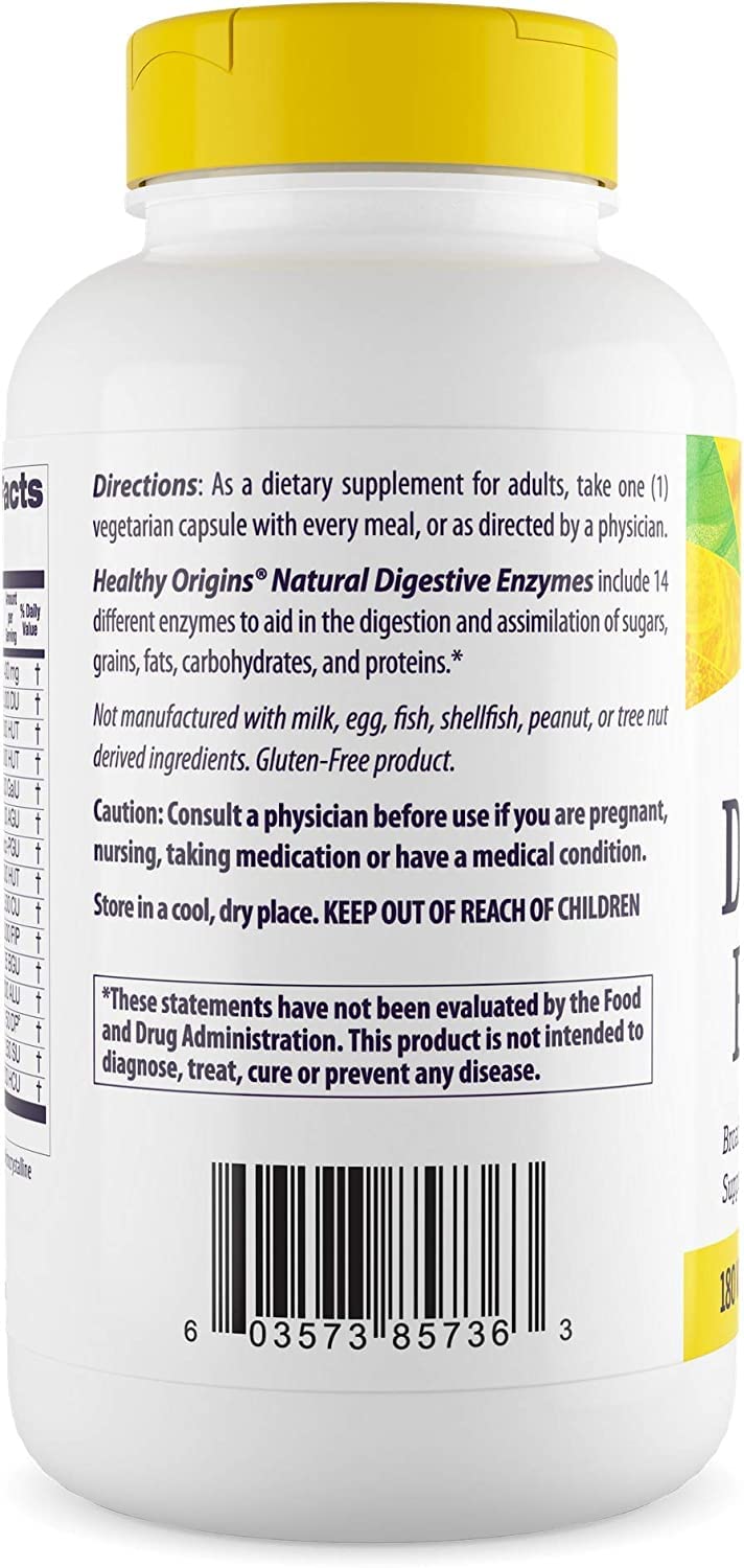 Healthy Origins Digestive Enzymes (NEC) Broad Spectrum - with Protease Healthy Origins buy supplements canada