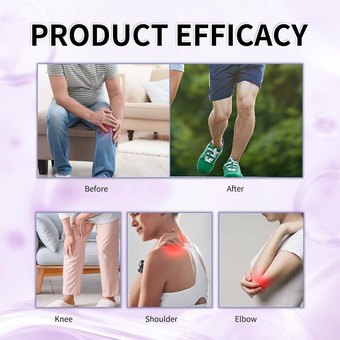 2PCS Joint Purple Gel, Purple Relief Soothing Massage Cream,Joint Activities Throughout The Body, Soothes Knees, Lumbar, Neck, Hands, and Feet Aoamsfu buy supplements canada