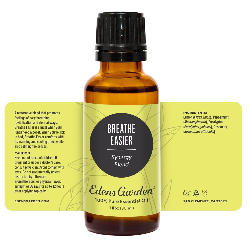 Edens Garden Breathe Easier Essential Oil Synergy Blend, 100% Pure Therapeutic Grade Edens Garden buy supplements canada