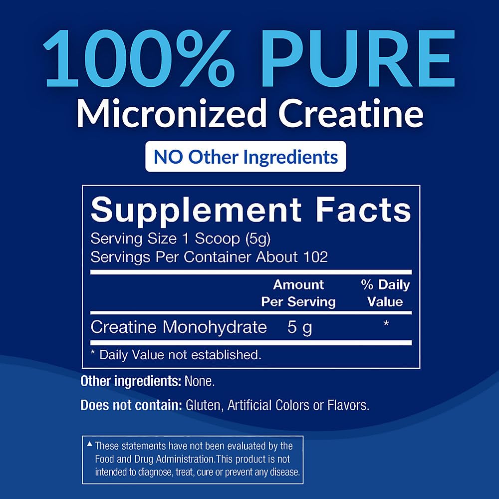BodyTech Creatine Monohydrate Powder, Unflavored Micronized Creatine Formula for Men and Women, 5g per Serving, Pre Workout & Post Workout Supplement BodyTech buy supplements canada