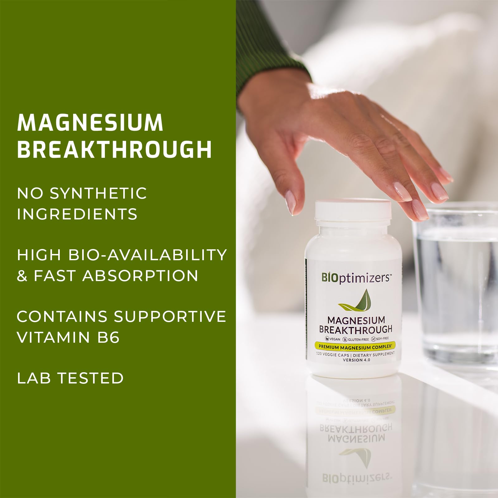 Magnesium Breakthrough Supplement 4.0 - Has 7 Forms of Magnesium: Glycinate, Malate BiOptimizers buy supplements canada