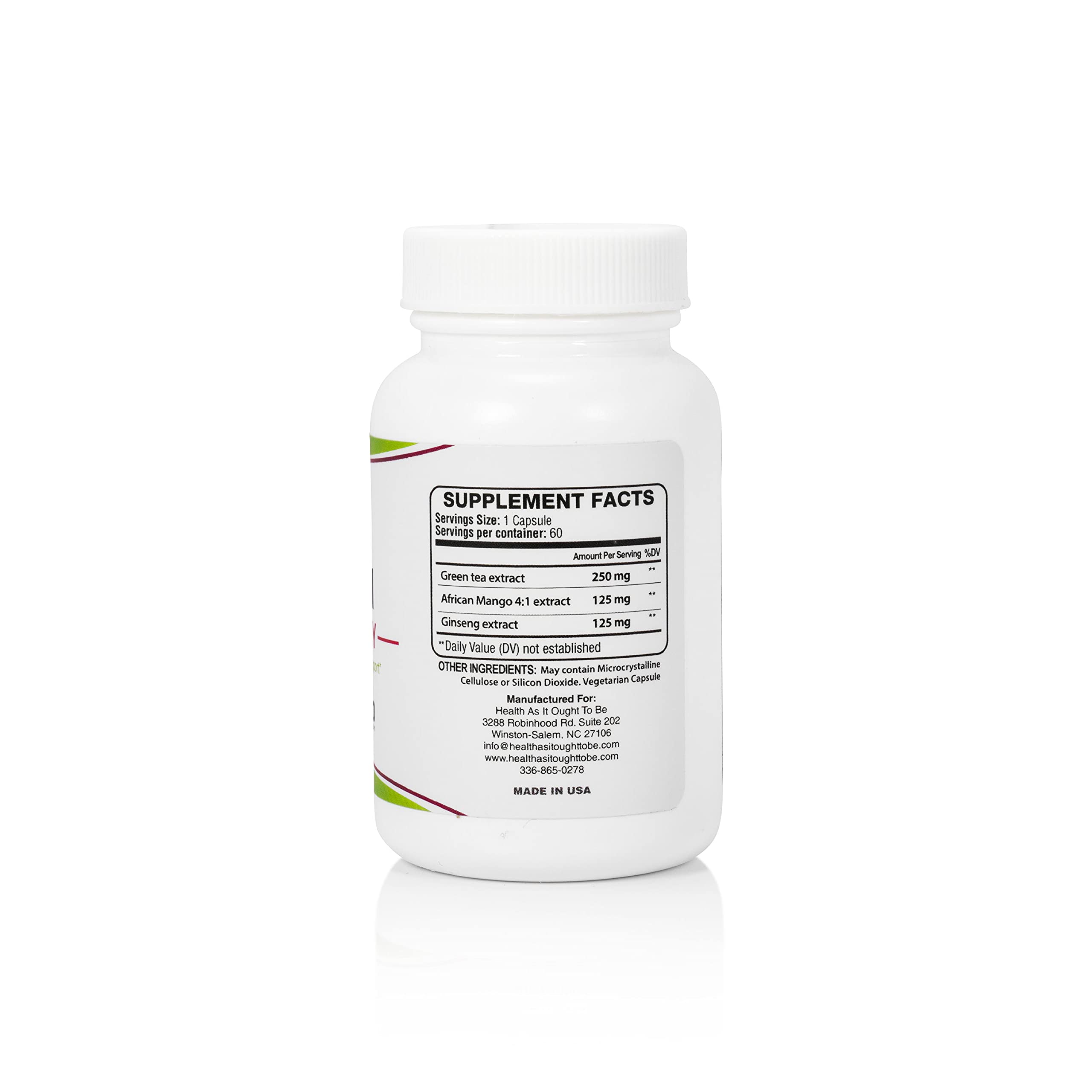 Leptin Syn3rgy (Green Tea, African Mango, Ginseng) - 60 Capsules Health As It Ought To Be buy supplements canada