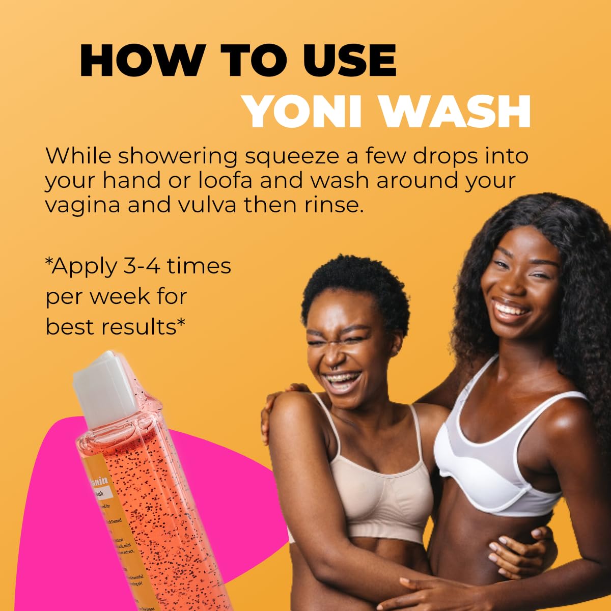 GLO Melanin Peach Yoni Wash with Aloe Vera, All Natural Feminine Wash for Women pH Balance Glo Melanin buy supplements canada