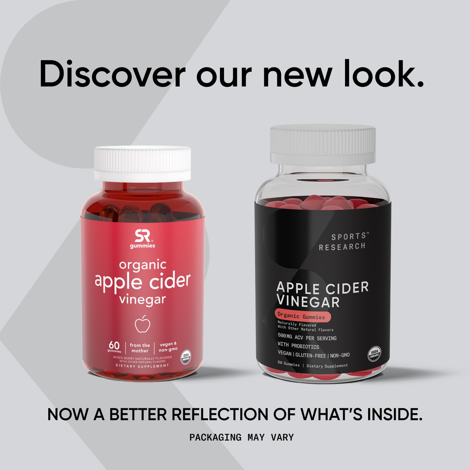 Sports Research Organic Apple Cider Vinegar Gummies with The Mother - USDA Organic Sports Research buy supplements canada