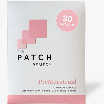 The Patch Remedy Pre Menstrual Patch | Chasteberry, Magnesium, Evening Primrose, Dong Quai, B6 & Vitamin E | 30 Patches The Patch Remedy buy supplements canada