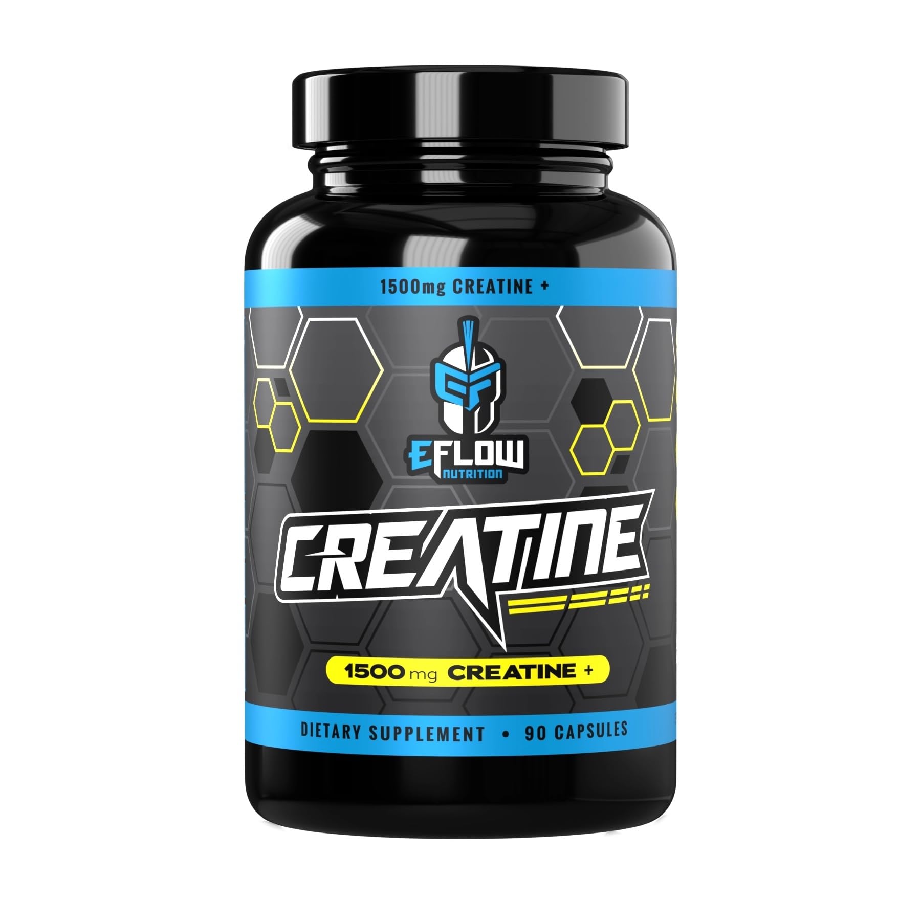 eFlow Creatine Capsules, HCL Creatine Pills - Creatine Supplement for Men & Women, Muscle Builder, Endurance, Strength, with AstraGin and Senactiv (1500mg, 90 Capsules) eFlow Nutrition buy supplements canada