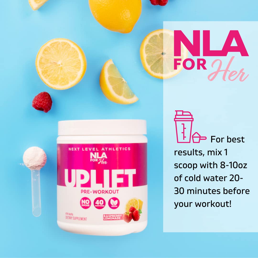 Uplift Pre-Workout for Women (30 Servings) -Raspberry Lemonade-Provides Clean NLA for Her buy supplements canada