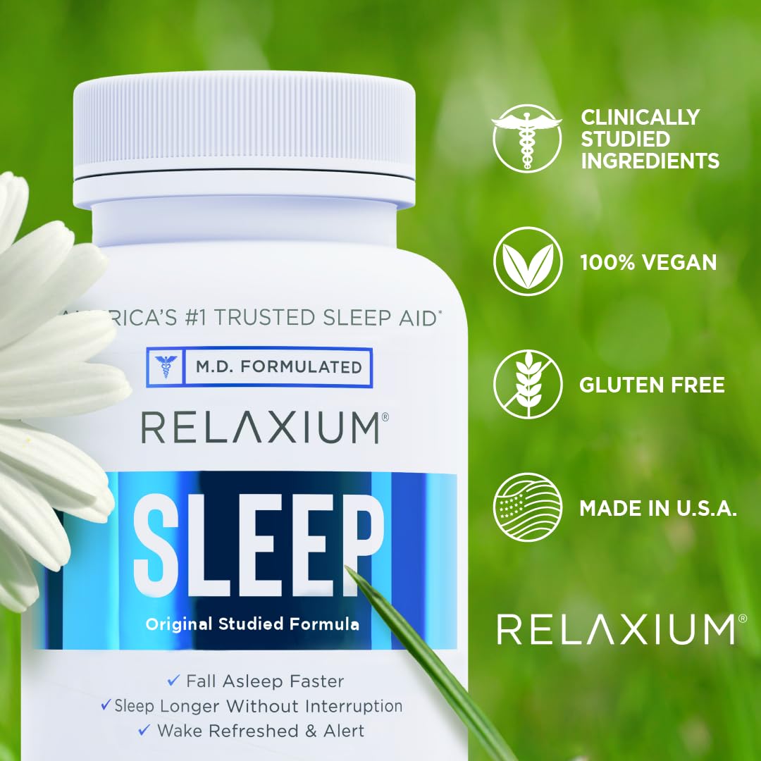 Relaxium Sleep Aid, 30-Day Supply, Dietary Supplement for Better Sleep Relaxium buy supplements canada