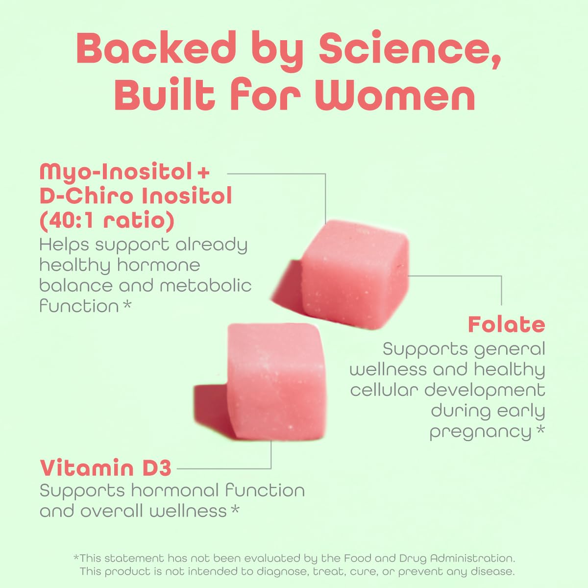 kindnature Myo-Inositol & D-Chiro Inositol Gummies for Women – 2000mg + 50mg, Ideal 40:1 Ratio – with Vitamin D & Folate – Hormone Balance Support – Vegan, Watermelon Flavor (120 Gummies) kindnature buy supplements canada