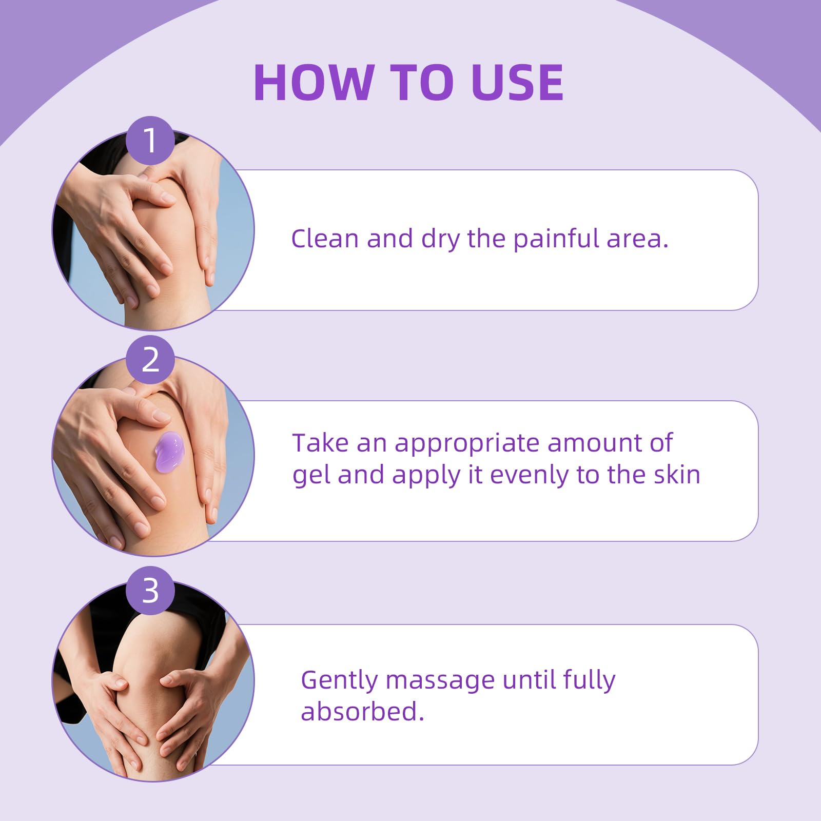 Nodfens Joint Pain Gel, Purple Relief Soothing Massage Cream for Knees, Neck, Feet, Hand Whole Body Nodfens buy supplements canada