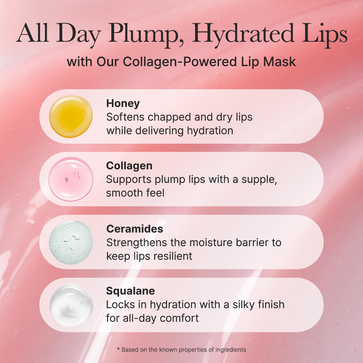 Arencia Honey Glazed Collagen Lip Mask, Overnight Lip Treatment with Collagen and Honey, 0.52 oz ARENCIA buy supplements canada