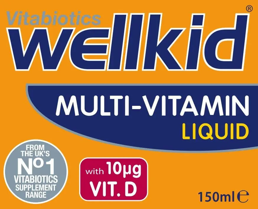Wellkid by Vitabiotics Multi-Vitamin Liquid 150ml Wellkid buy supplements canada