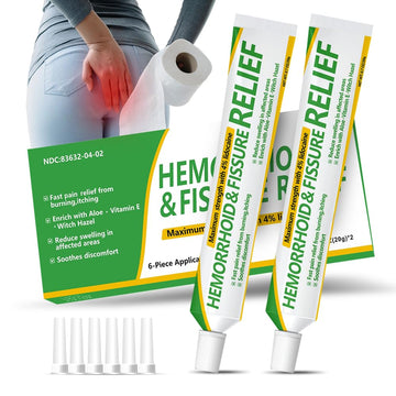 Lesdgo Hemorrhoidal Ointment(2 Pack),Hemorrhoid and Fissure Cream Witch Hazel Maximum Strength Pain Relief,for Itching and Swelling Lesdgo buy supplements canada
