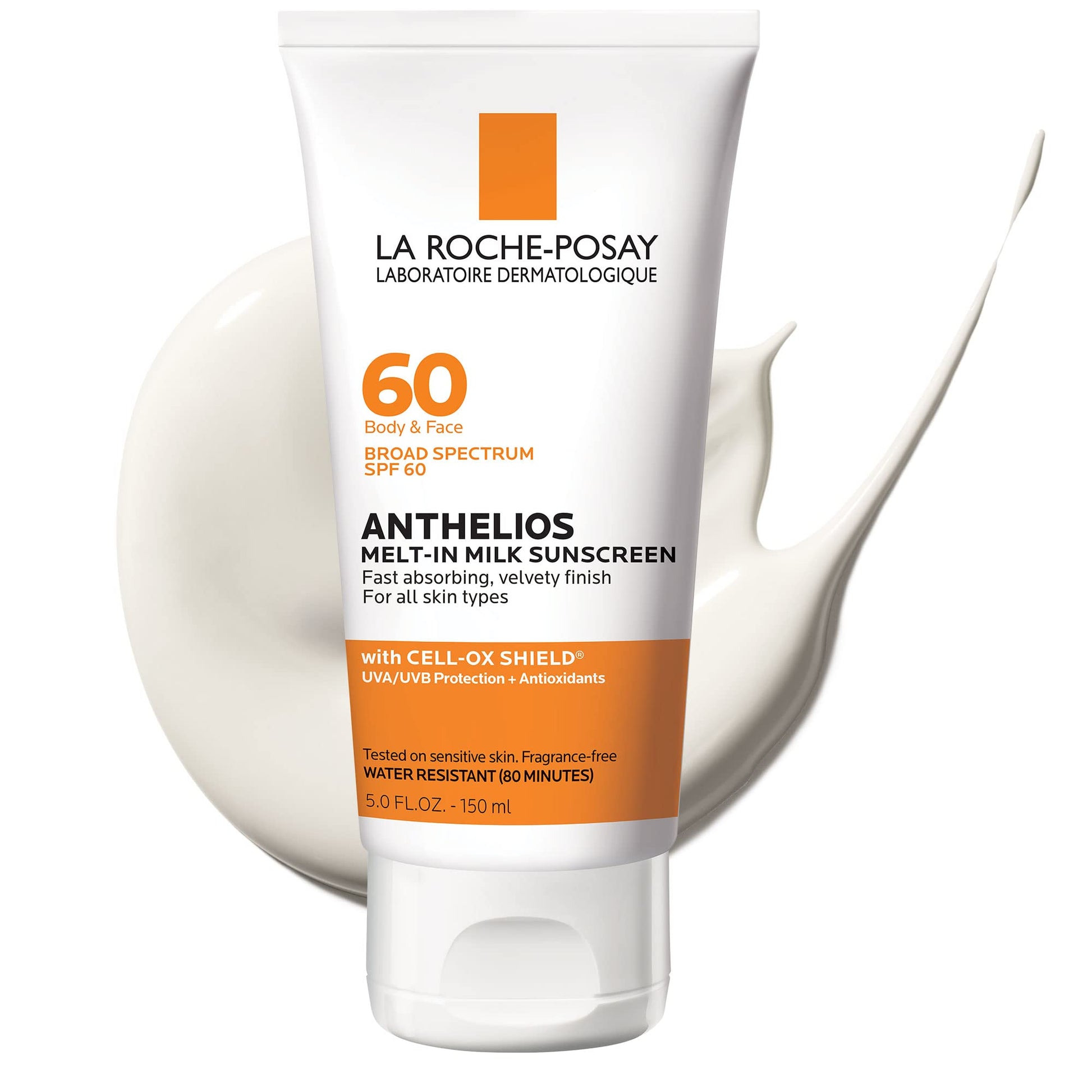 La Roche-Posay Anthelios Melt-In Milk Sunscreen SPF 60, Sunscreen For Body & Face, Broad Spectrum SPF + Antioxidants, Oil Free La Roche-Posay buy supplements canada