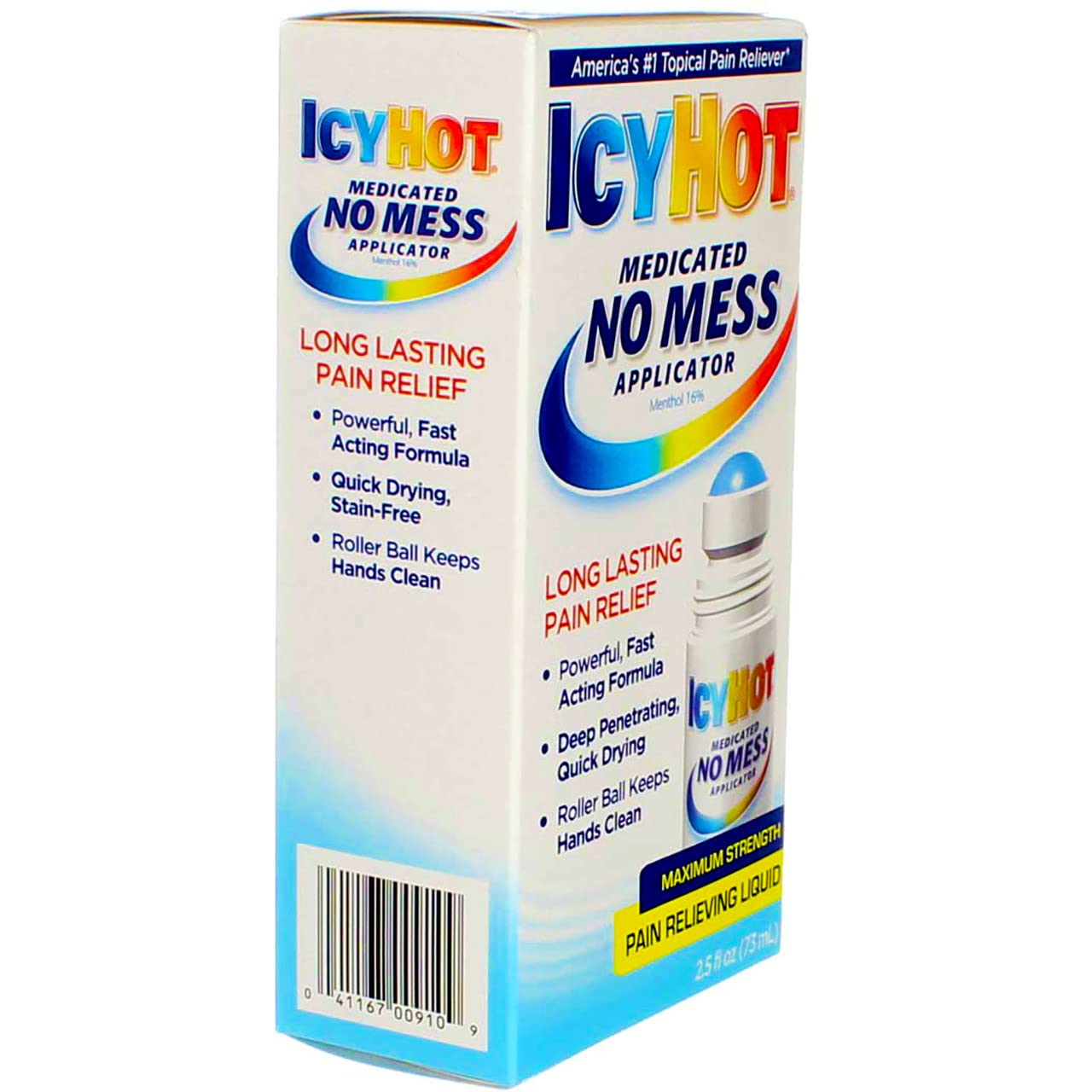 Icy Hot Medicated No Mess Applicator Max-Strength 2.5 Ounce (73ml) (6 Pack) Icy Hot buy supplements canada