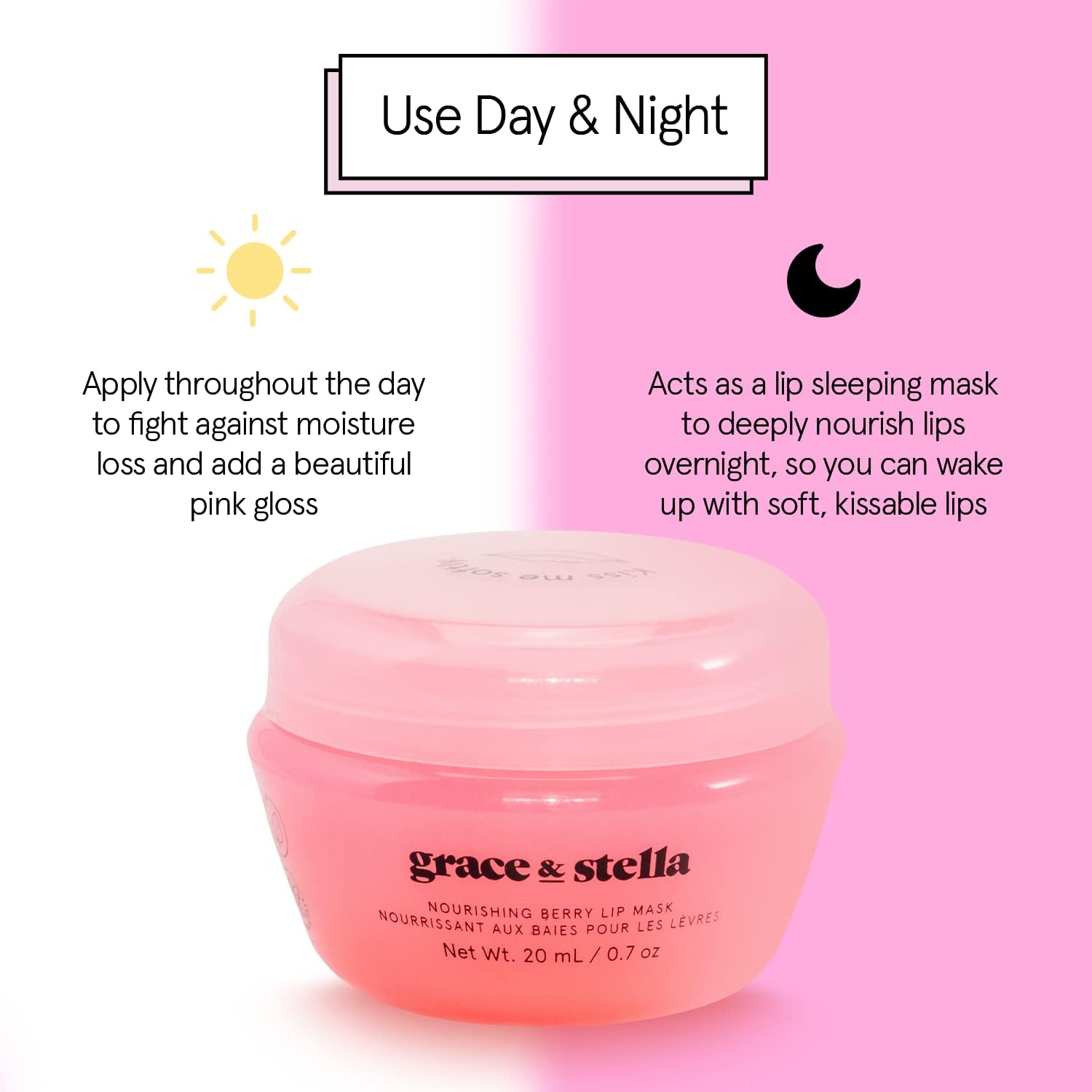 grace & stella Award Winning Lip Butter - Hydrating Lip Balm - Nourishing Lip Mask (1-pack) Travel Essentials, Travel Size Toiletries grace & stella buy supplements canada
