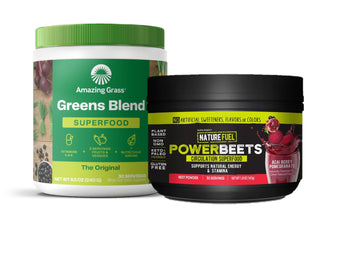 Amazing Grass Greens Blend Superfood: Super Greens Powder Smoothie Mix for Boost Energy, 30 Servings & Nature Fuel Power Beets Powder, Beet Root Powder, Support Natural Energy, 30 Servings Amazing Grass buy supplements canada
