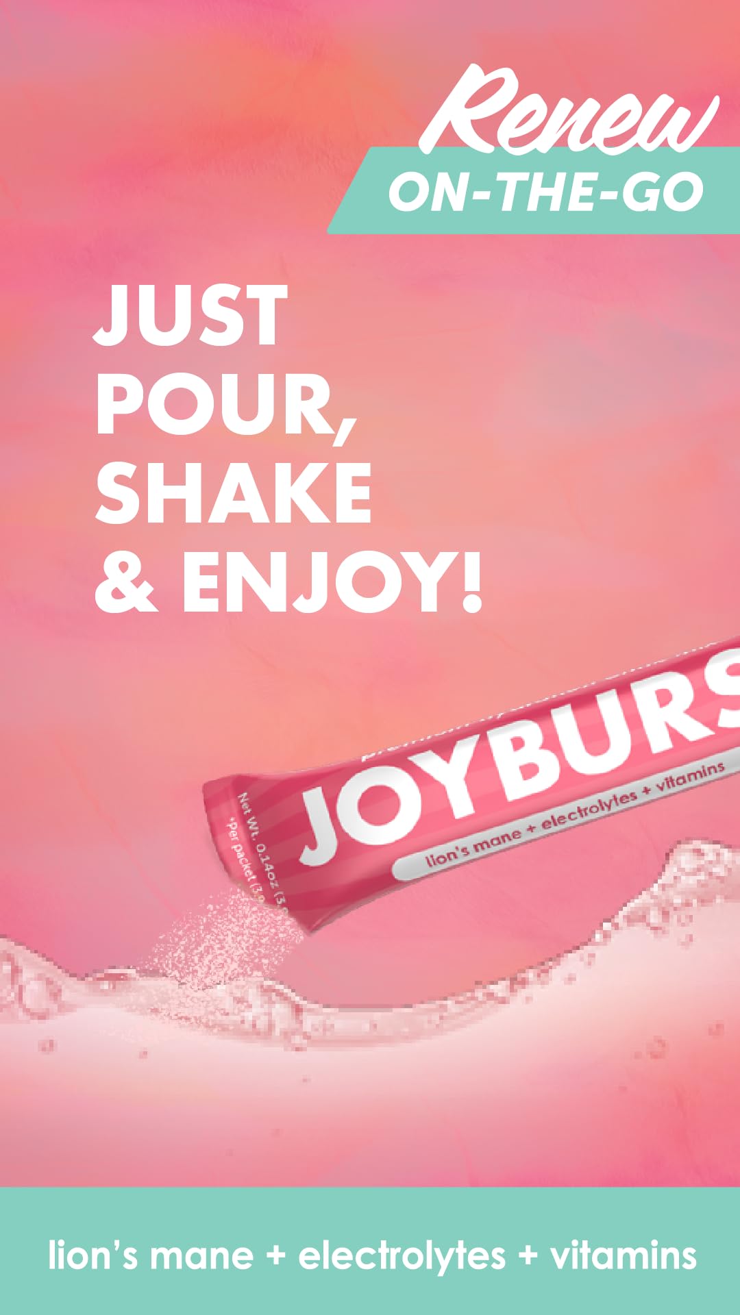 Joyburst Sugar Free Electrolytes Powder Packets, Instant Hydration Drink Mix Sticks, Variety Pack (10 Watermelon, 10 Strawberry Lemonade), Rehydrate On-The-Go JOYBURST buy supplements canada