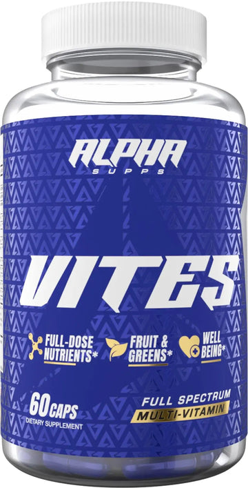 Alpha Supps Vites Men's Multivitamin, Complete Daily Supplement with Fruits, Veggies, Energy, Immune & Prostate Support Alpha Supps buy supplements canada
