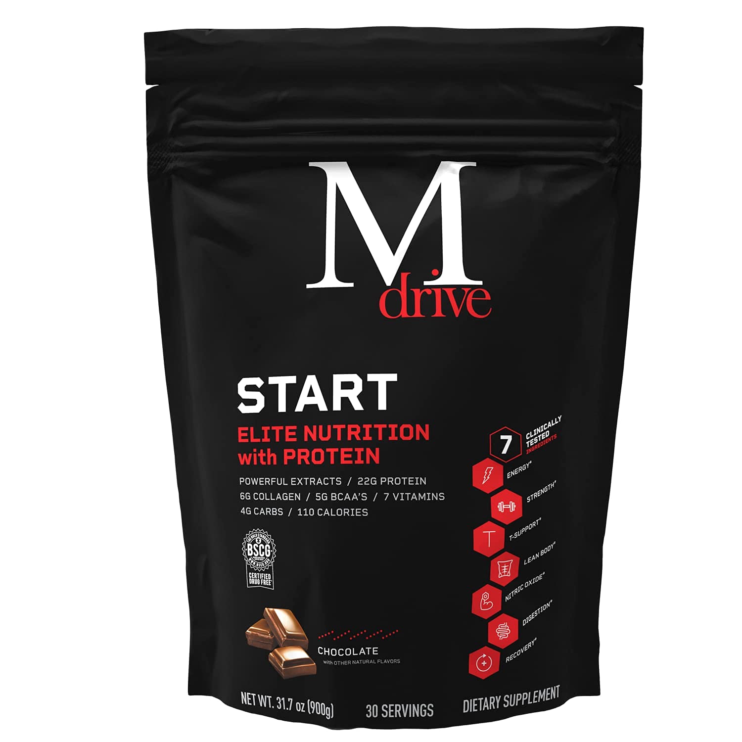 Mdrive Boost & Burn for Men Start Everyday Nutrition & Protein Powder - Natural Energy Mdrive buy supplements canada