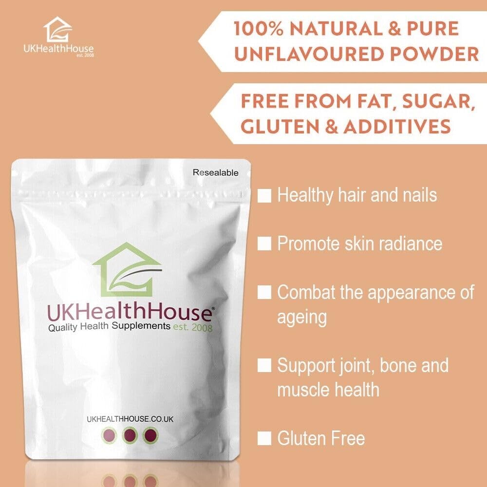 100g UKHealthHouse Collagen Powder, Bovine Collagen Peptides Powder - Collagen Supplements UKHealthHouse buy supplements canada