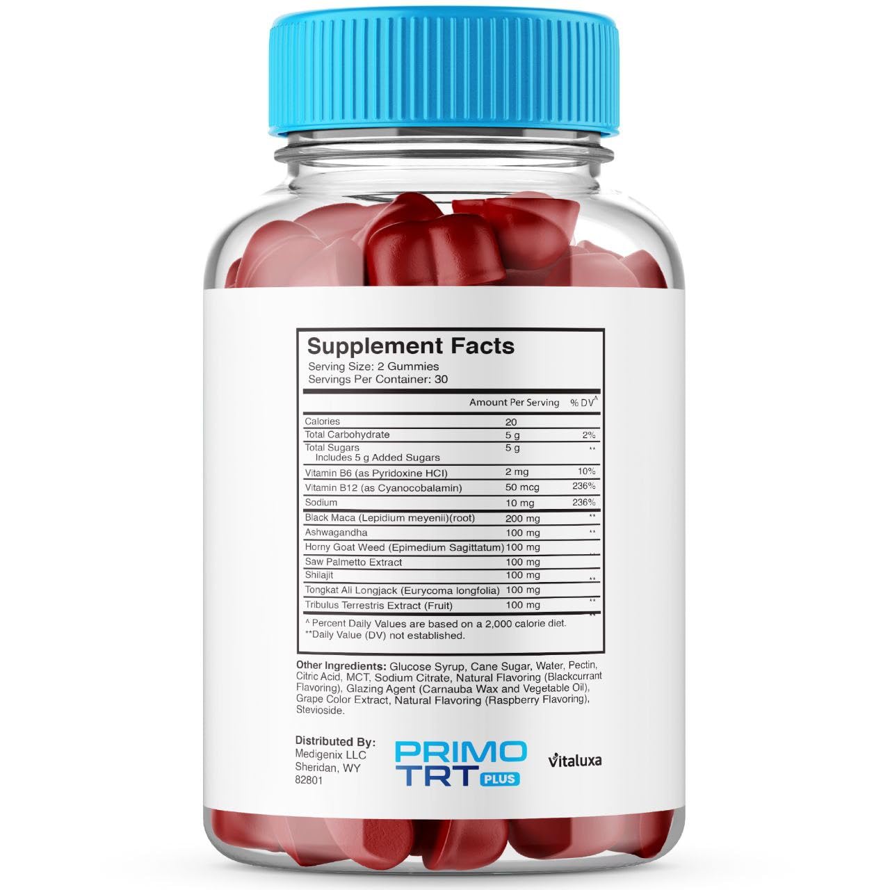 (2 Pack) Primo TRT Gummies, Primo TRT Advanced Performance Blend Supplement, PrimoTRT Try Prime Gomitas Maximum Strength for Males Support for Overall Health Wellness All Natural Ingredients (120 Ct) Vitaluxa buy supplements canada