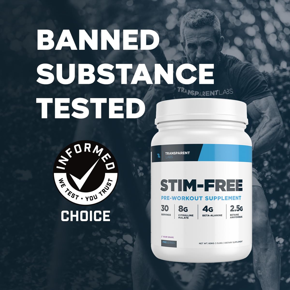 Transparent Labs Stim-Free Pre-Workout - Caffeine & Stim Free Pre Workout Powder Transparent Labs buy supplements canada