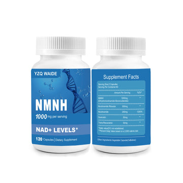 YZQ WAIDE NMNH (Dihydronicotinamide Mononucleotide), 1000mg NMNH Supplement to Boost NAD+ Levels Resveratrol Supplement with Quercetin for Energy, Aging, Non-GMO, Gluten Free, 120 Capsules YZQ WAIDE buy supplements canada