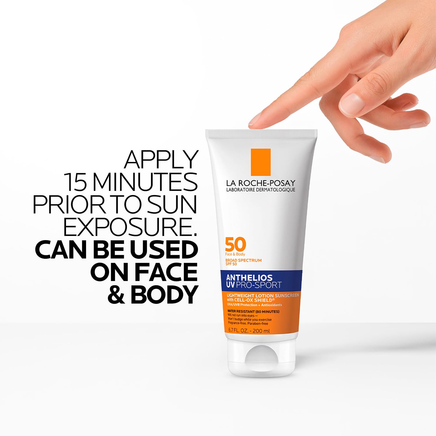 La Roche-Posay Anthelios UV Pro-Sport SPF 50 Sunscreen for Face & Body, Water & Sweat Resistant with Non-Drip Formula, Invisible Broad Spectrum Sunscreen Lotion La Roche-Posay buy supplements canada