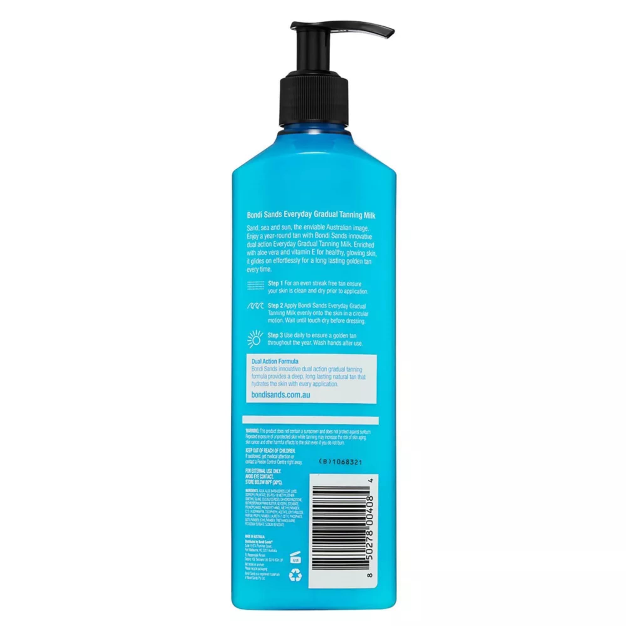 Bondi Sands Everyday Gradual Tanning Milk | Long-lasting, Tanning Body Moisturizer Enriched Bondi Sands buy supplements canada