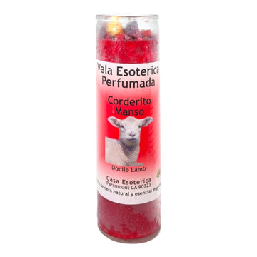 Calming Lamb-Palm Wax Spiritual Intention Spell Candle-[RED] | Vela CASA ESOTERICA PERFUMADA MAGICK SPACE buy supplements canada