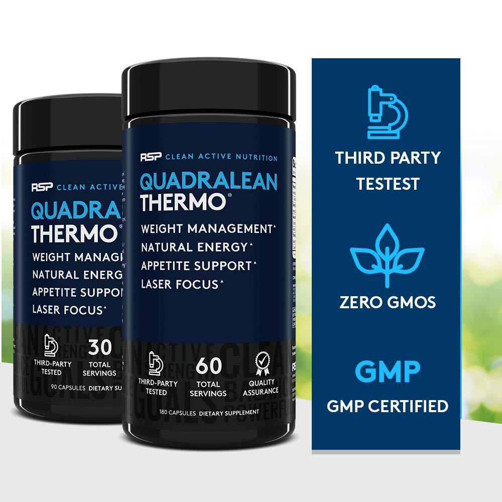 RSP Nutrition QuadraLean Thermogenic Fat Burner for Men & Women, Weight Loss Supplement RSP NUTRITION buy supplements canada