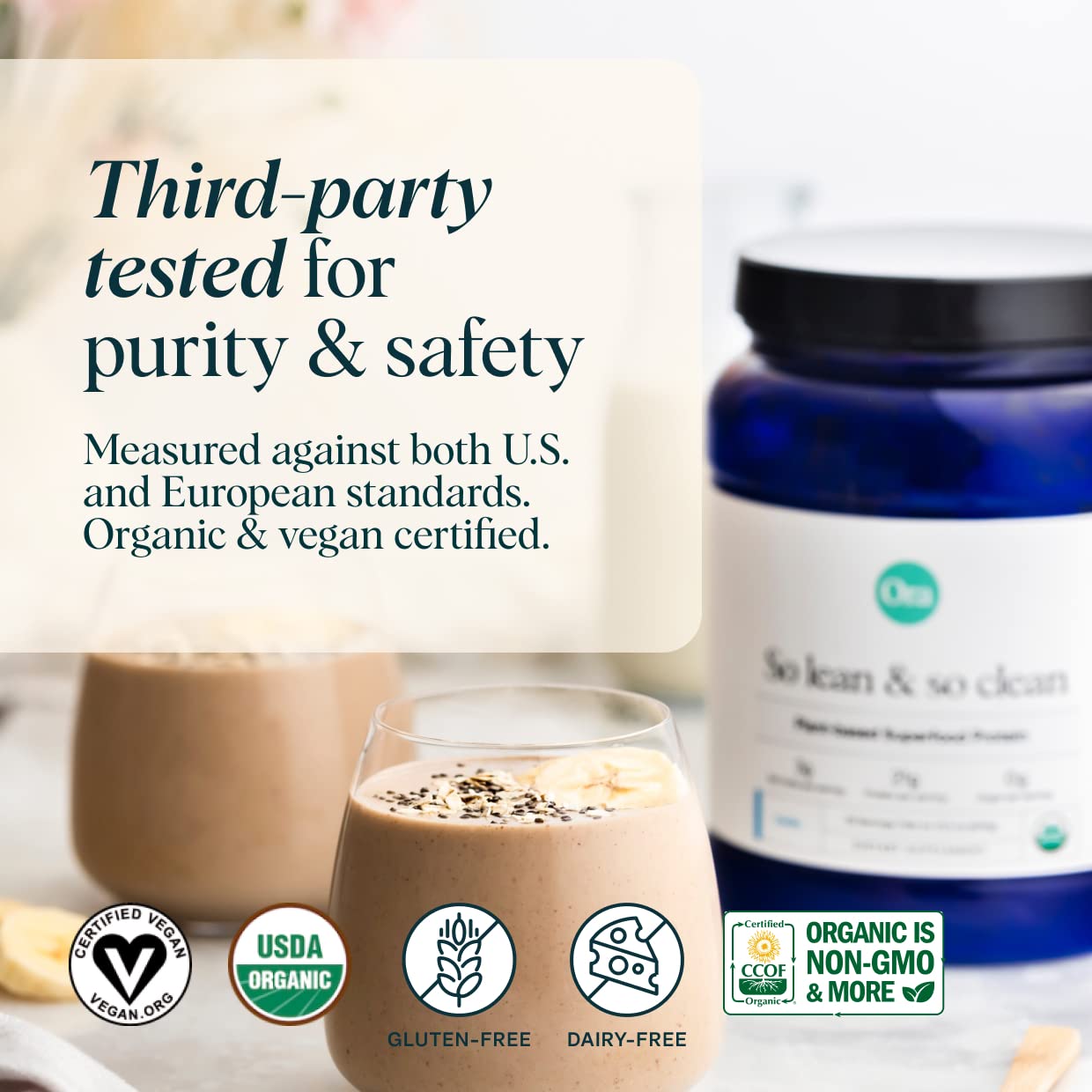 Ora Organic Protein Powder - 21g Plant-Based Protein for Women and Men Pre-Workout Ora Organic buy supplements canada