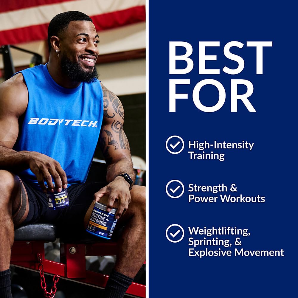 BodyTech Creatine Monohydrate Powder, Unflavored Micronized Creatine Formula for Men and Women, 5g per Serving, Pre Workout & Post Workout Supplement BodyTech buy supplements canada