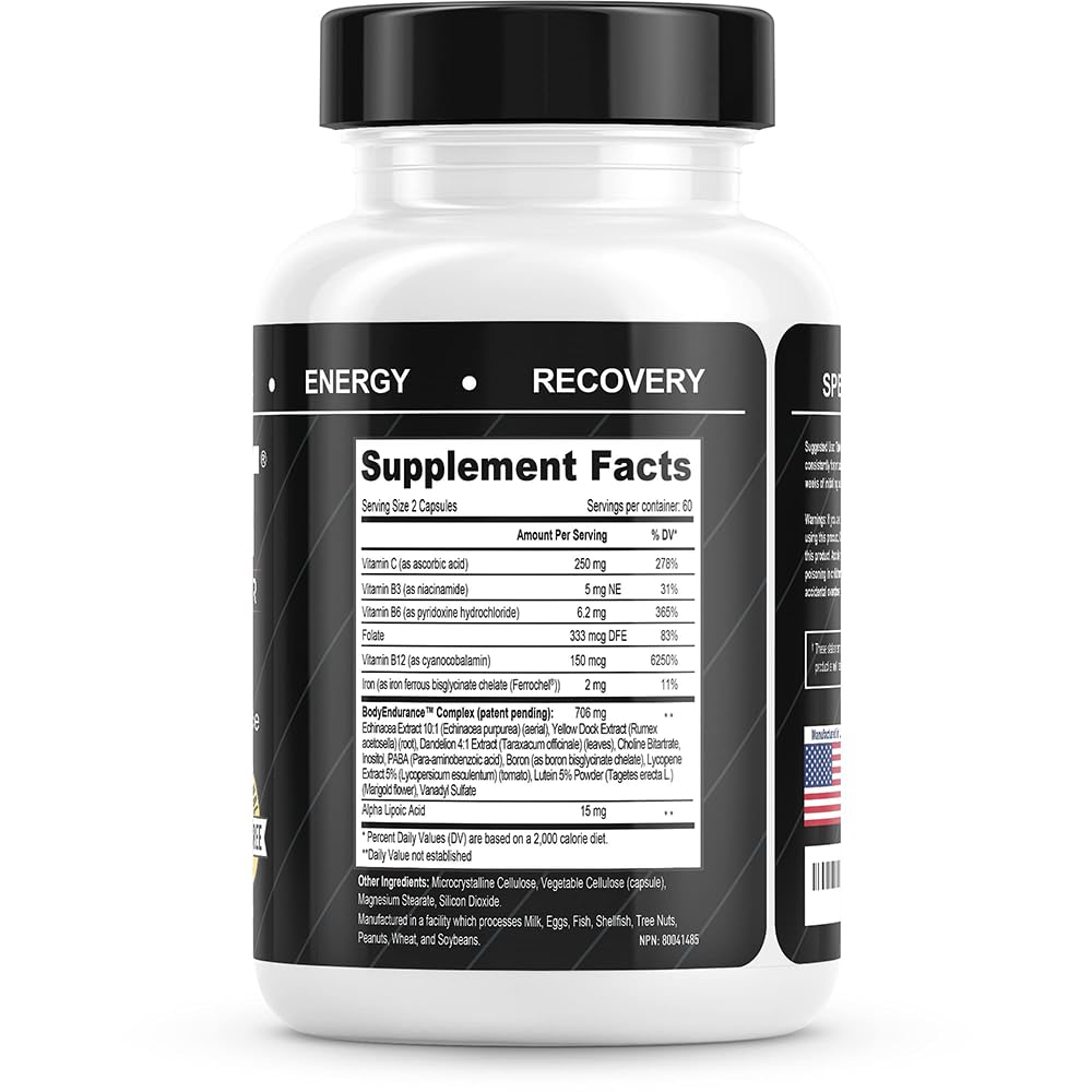 EPO-BOOST Natural Blood Builder Iron Supplement. RBC Support Made in USA with Echinacea & Dandelion Root helping VO2 Max, Energy, Endurance (1-Pack) EPO-Boost buy supplements canada